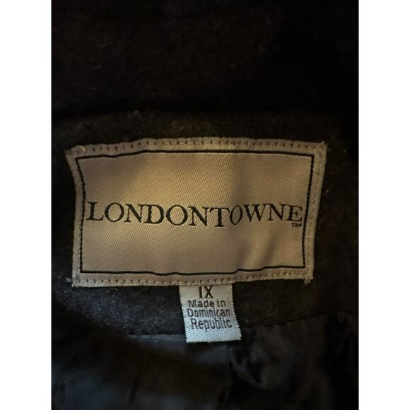 Londontowne Gray Wool Blend Peacoat Jacket Size 1X - Picture 3 of 7